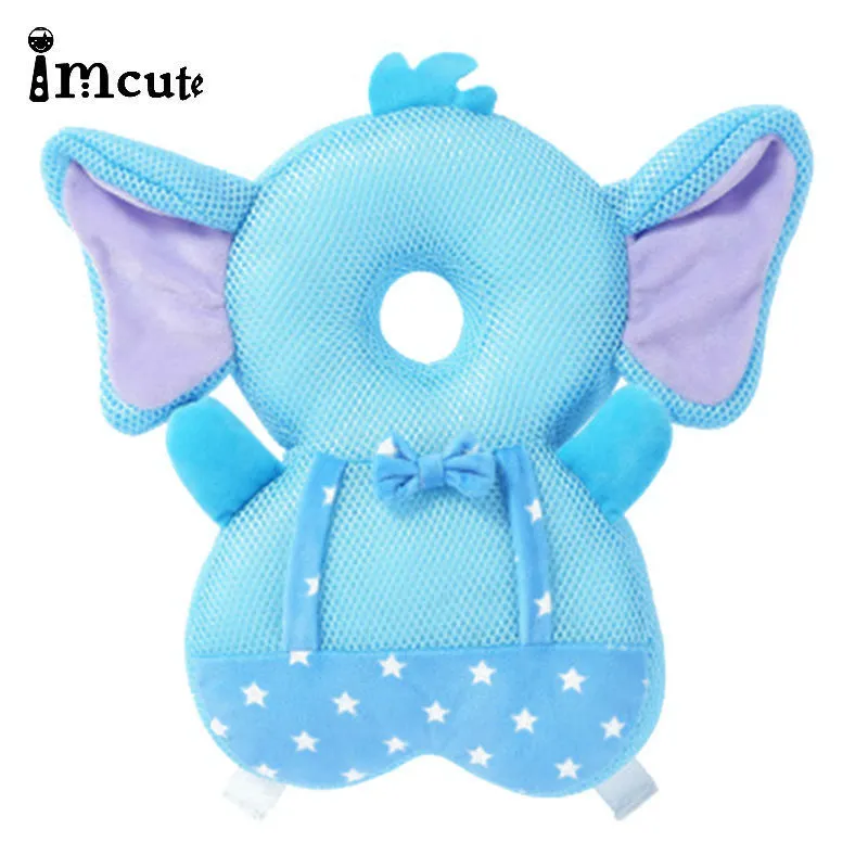 Imcute traspirante Cuscini per bambini Bambino carino anti-caduta poggiatesta morbido bambini imparano a camminare protezione anti-collisione Pad Cuscino LJ201014