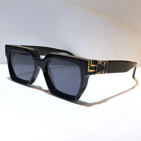 MILLIONAIRE per uomo donna occhiali da sole firmati full frame vintage 1165 1.1 occhiali da sole per uomo logo oro lucido vendita calda placcato oro top 96006