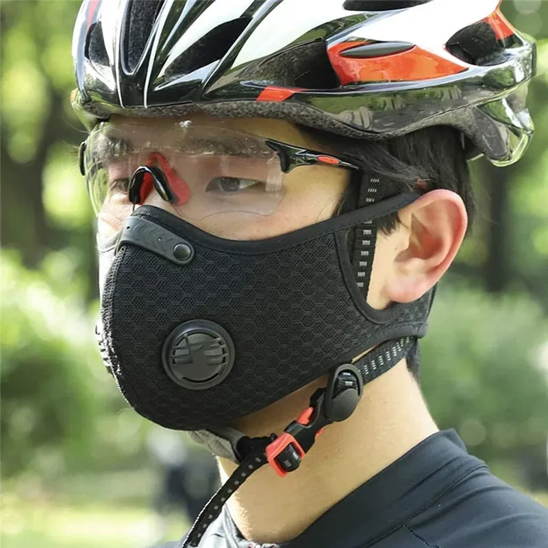 Protective Sports Cycling Face Mask With Filters