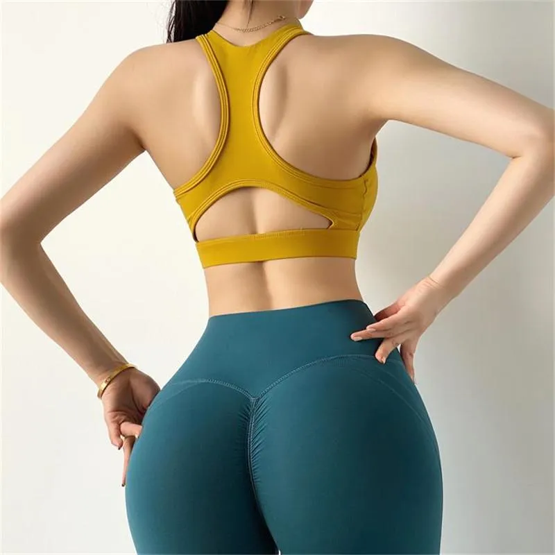 Sexy Gym Yoga Without Bra With Pad For Fitness, Yoga, Running And Workout  Brassiere Top From Shamomg, $14.44