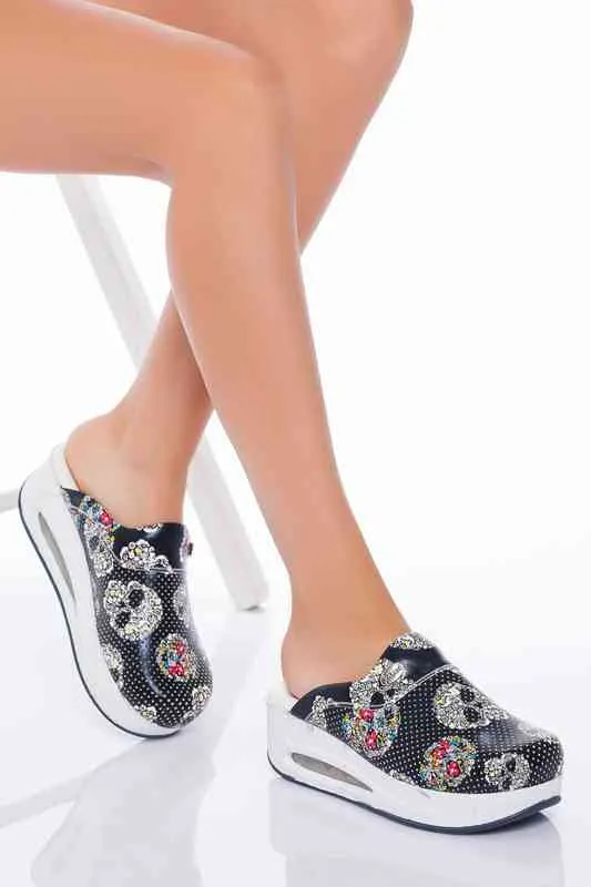 Orthop dique Sabo Femmes Talons Pantoufles Sandales Chaussures