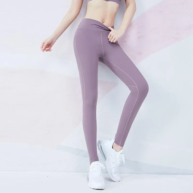 Vansydical Womens High Waisted Yoga Leggings With Pockets Stretchy Solid  Running Workout Tights For Women For Jogging, Gym, And Tummy Control From  Dianweiliu, $15.13