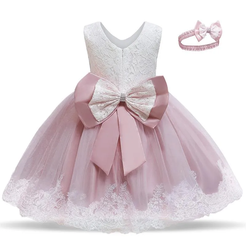 Baby Mädchen Kleid für Geburtstagsfeier und Hochzeit Weihnachtskleider Prinzessin Blumen Tutu Kleid Kleine Mädchen 2 Stück Abschlussball Ballkleid