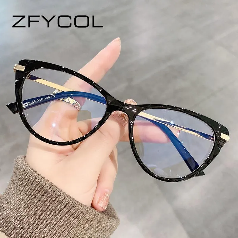 Sunglasses ZFYCOL Design Retro Women Reading Glasses Frames Blue Light Blocking Reader 2022 Men Fashion Computer Gaming UV400