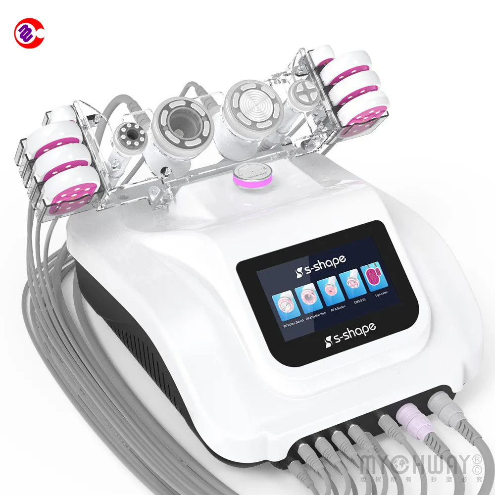 MS-45T2 Mychway Best 30k Cavitation Machine Cellulite Removal Fat Loss Vacuum Suction EMS Slimming Machines