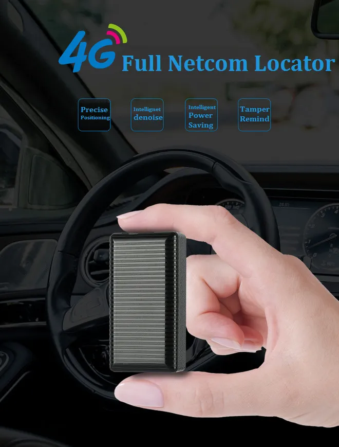 Nuovo localizzatore 4G Miglior localizzatore GPS LTE 4500mAh Ricaricabile 4G Dispositivo di localizzazione per auto alimentato a batteria GPS impermeabile