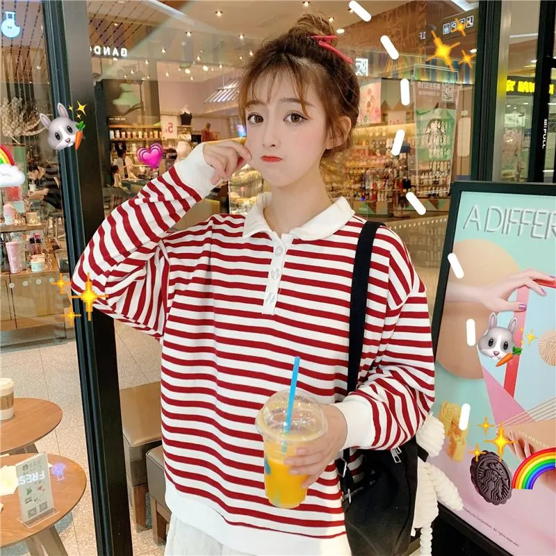 Rood zwart sales gestreept shirt