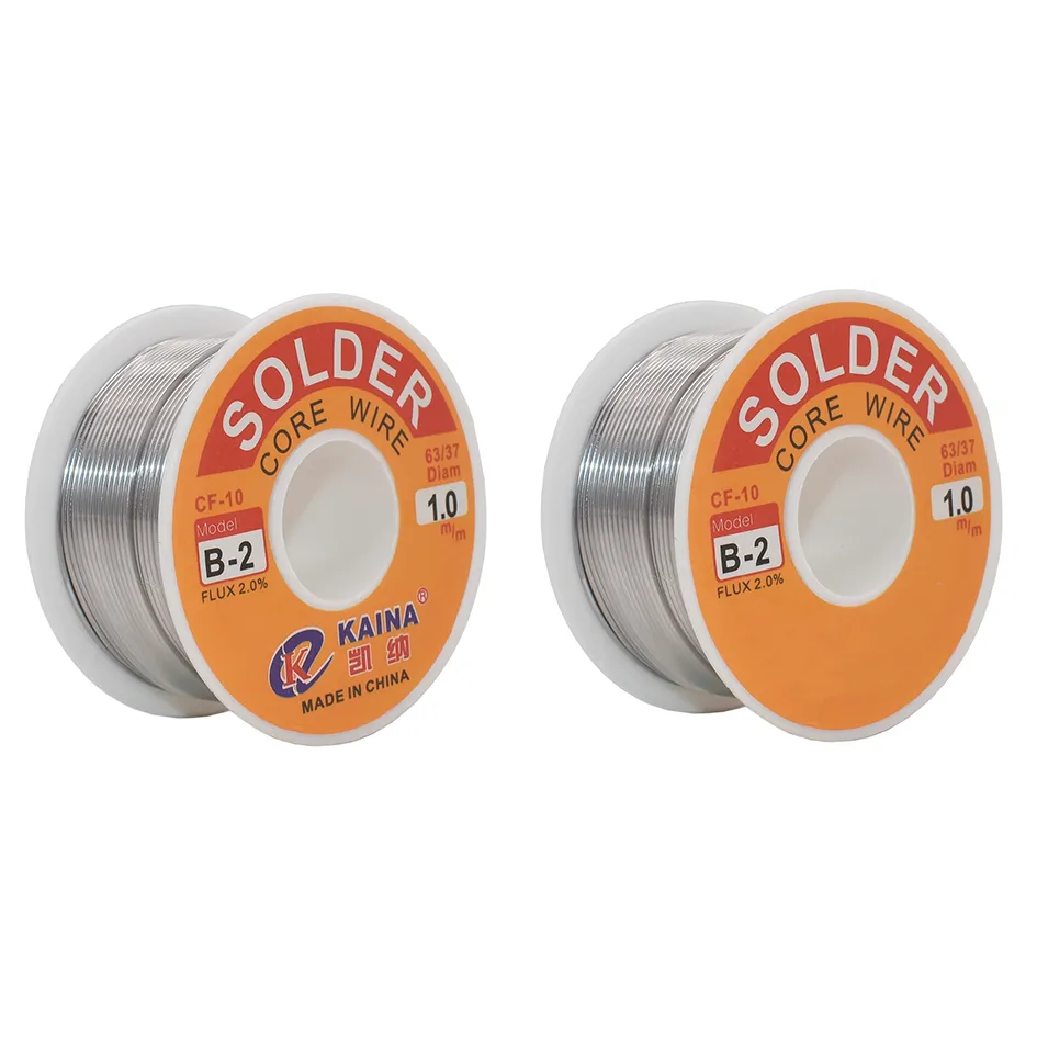 Saldatore A Piombo Stagno 63/37 Con Flusso, Diametro 1mm – Bobina Da 100g? (1 Pezzo), Nuovo - Foto 2