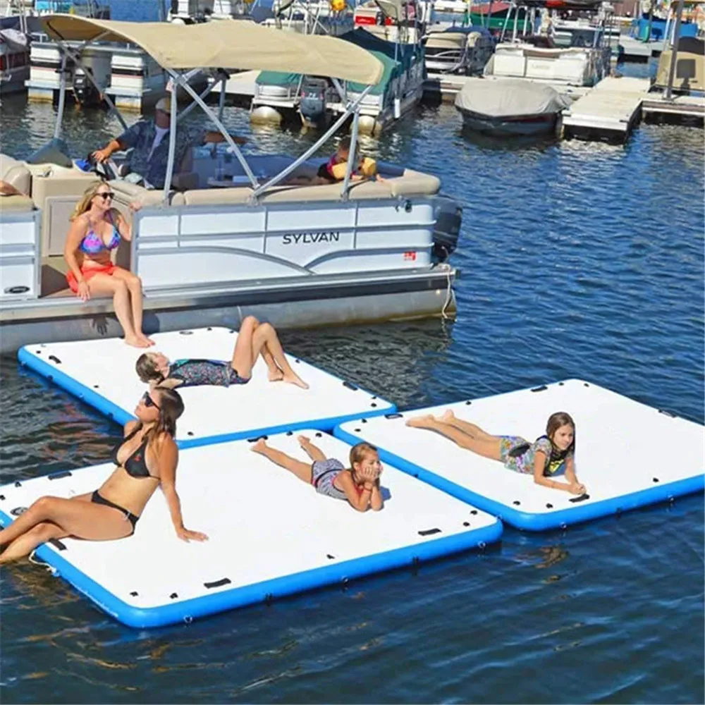 Inflatable Floating Inflatable Pontoon Boat Air Cushion Direct From  Inflatable Pontoon Boat Factory Magic Carpet Fishing Platform From  Sportsparadise, $402.02