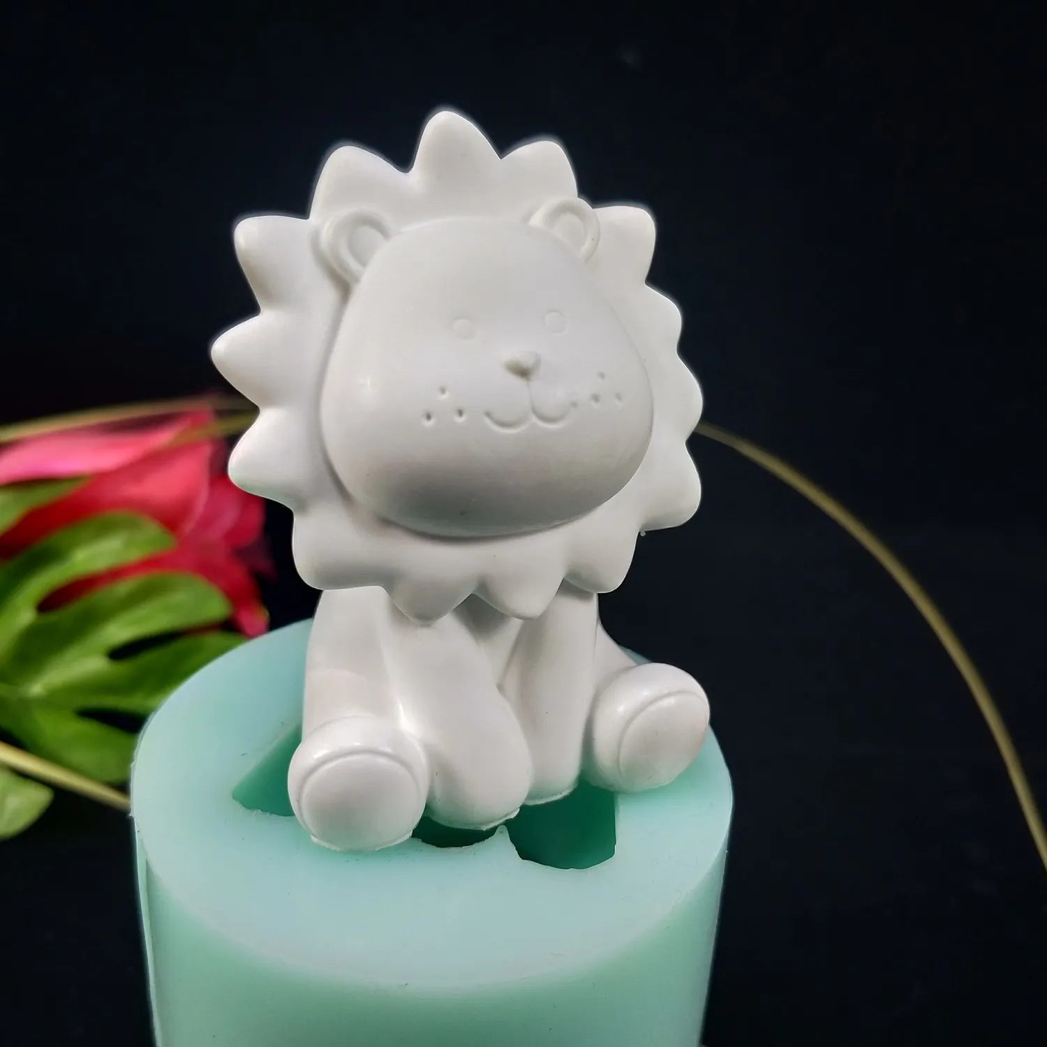Lion Mold For Cake Decorating 3D Animal Silicone Mold For Fondant