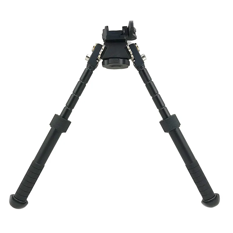 Bípode táctico BT10 V8 Atlas Bípode de precisión ajustable de 360 grados con soporte QD para Rifle de caza negro