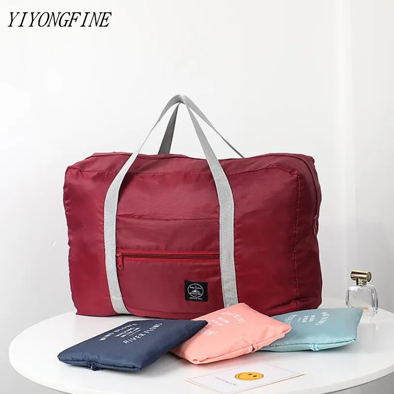 New Nylon Foldable Travel Bag Unisex Large Capacity Bag Luggage Women WaterProof Handbags