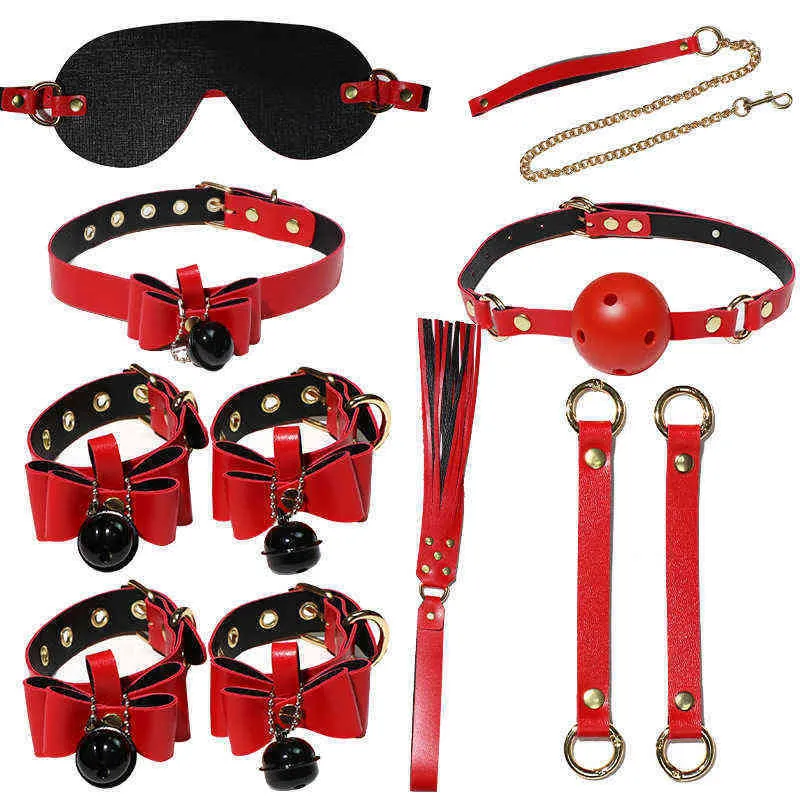 NXY SM Sex Toy Toys Toys SM Bow Bell Восемь Комплектов Поставок  