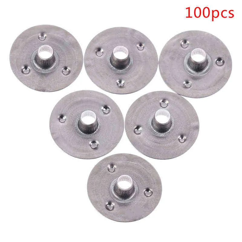 100Pcs Craft DIY Durable Waxed Candles Making Metal Wick Sustainers Carry Holders Tabs Tool
