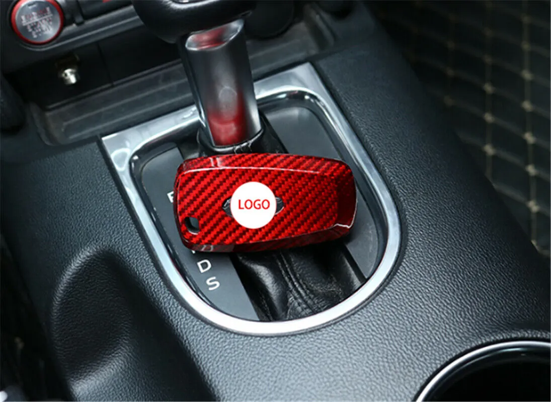 特価セール フォードマスタング18 のための車のキーケースシェル保護カバードライレッドカーボンファイバー ご覧いただきありがとうございます Vtech Computer Com