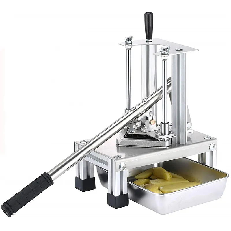 Electric Potato Chip Cutter, Stainless Steel Duty French Fry Cutter Machine  With 7/10/14mm For Kitchen For Commercial