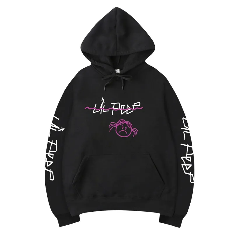 Lil Peep bluzy miłość bluzy męskie bluza z kapturem bluza z kapturem mężczyźni/kobiety sudaderas cry baby hiphopowy sweter modna bluza z kapturem mężczyzna X1022