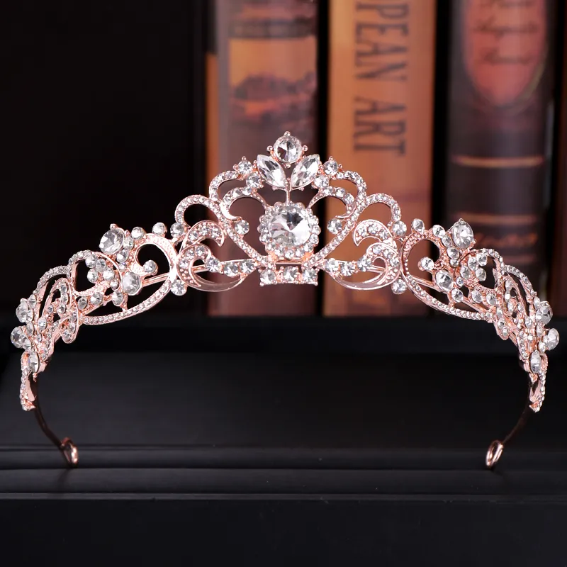 Kristall Tiara Krone Für Damen - Prinzessin Diadem Für Hochzeit, Abschlussball & Besondere Anlässe