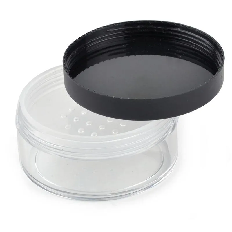 Wholesale 1G ML Plastic Powder Puff Container Jar With Sifter Lids Ideal For Makeup, Mini