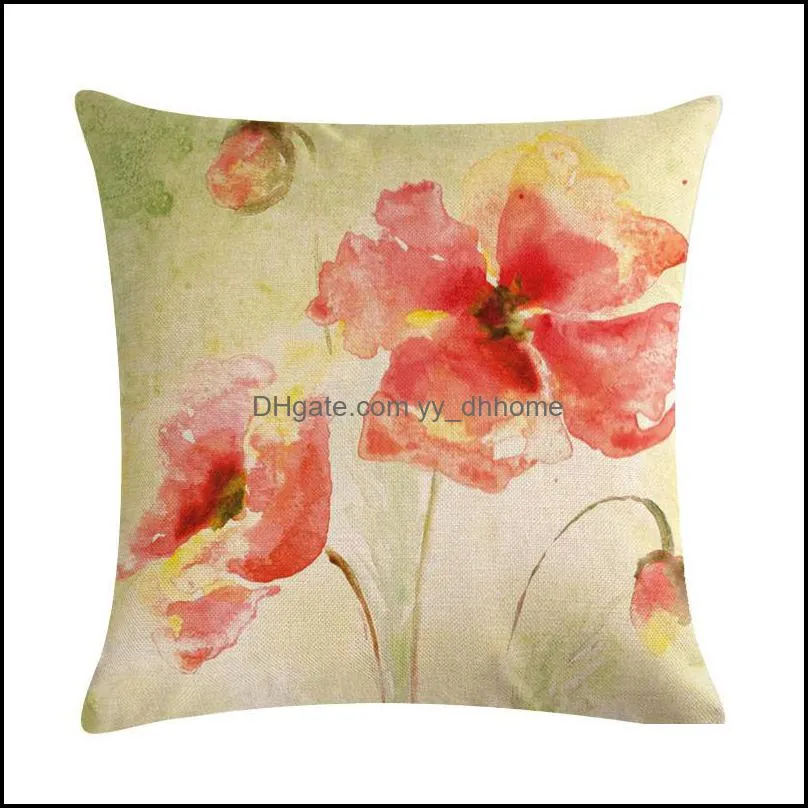 Bohemian Boho Cover Decorative Pillowcase Floral Cushion Pillow Case 45*45cm Neck Travel Pillow Cover Home Decor