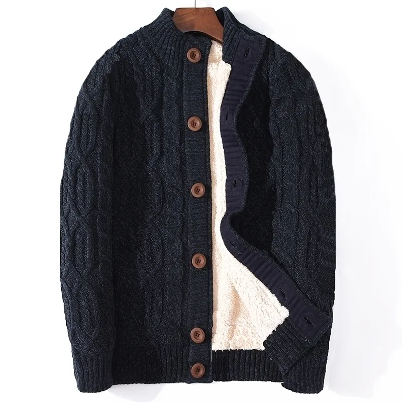 icpans冬のカーディガンオスの厚い温かいウールカシミア冬のセーターメンズ衣類新しいアウトウェアプラスサイズ4xl 5xl 6xl 7xl 201130