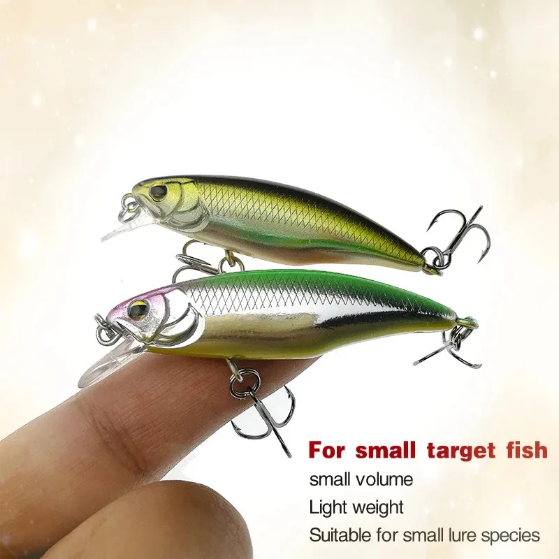 Japanese Style 52mm Sinking Minnow Hard Bait Ultralight Fishing Lures 4.5g  Wobblers Jerkbait For Bass, Trout, And Perch Swimbait From Yala_products,  $1.03
