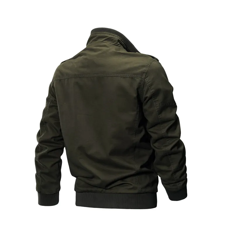 Mens Jackets Mens 100 Cotton Jackets Plus Size 5XL Spring Autumn