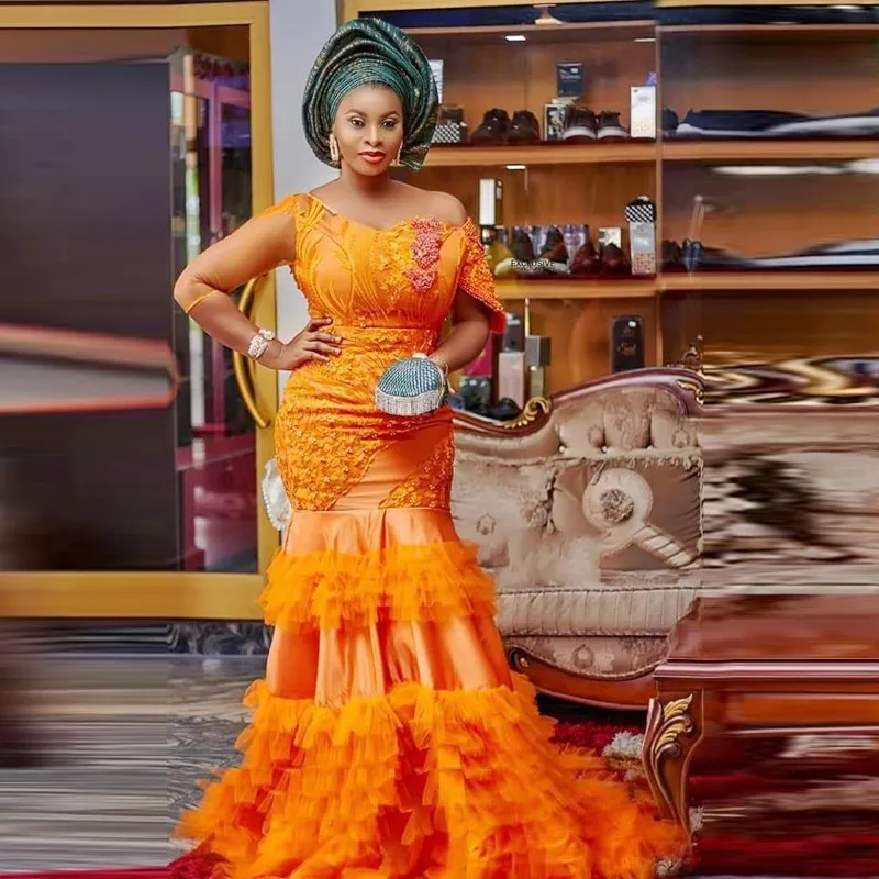 Orange formal dresses plus on sale size