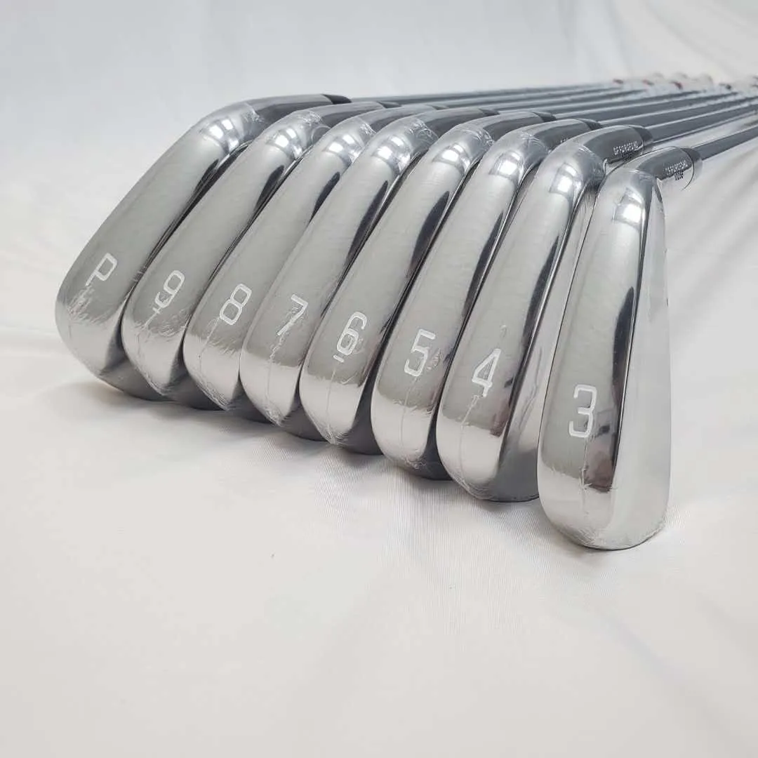 8 sztuk nowe żelazka golfowe kije golfowe MP20 zestaw żeliwny Golf kute żelazka 3-9 P R/S Flex stalowy wałek z osłoną na główkę