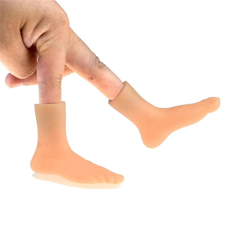 Simulation de petites mains drôles, mini mains, pied, doigt
