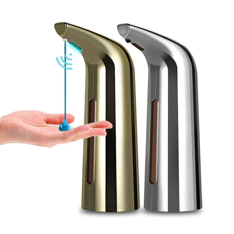 Distributeur de savon automatique de 400 ml Capteur intelligent infrarouge Distributeur de savon sans contact Salle de bain Lotion liquide Distributeur automatique de savon pour les mains Y200407