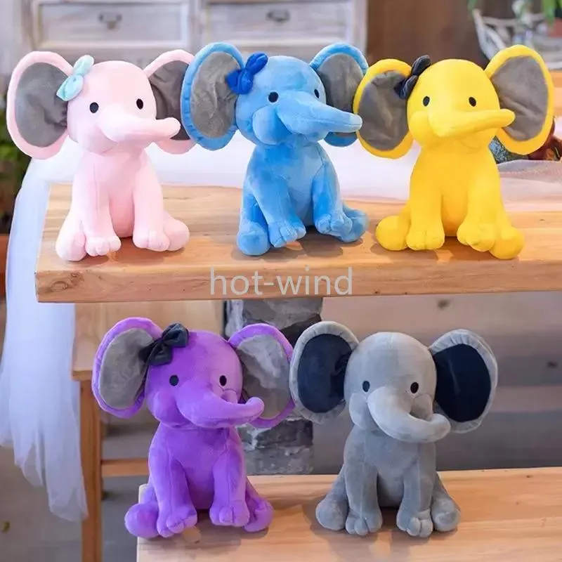 NY!!! Bedtime Doctor Elephant Originals Choo Jul Favor Plyschleksaker Humphrey Mjukt fylld Animal Doll för Barn Födelsedag Alla hjärtans dag Present EE0210