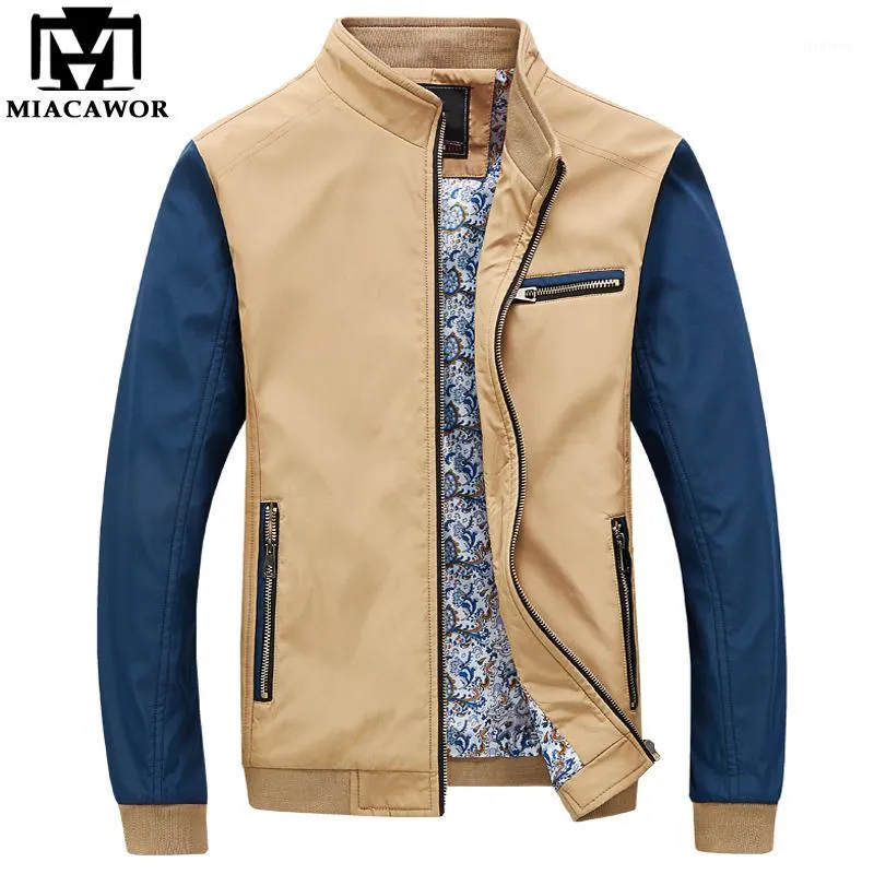 Herrenjacken Großhandel - Plus Size 5XL Casual Herrenjacke Frühling Herbst Herren Bomber Slim Fit Jaqueta Masculina Mantel Markenkleidung