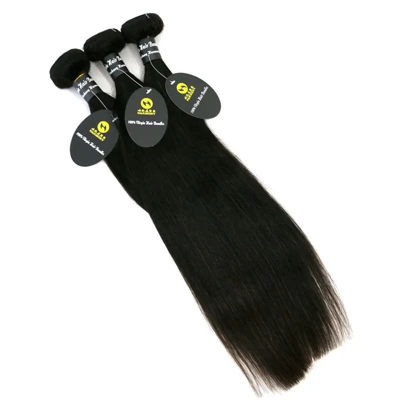 Virgin Brazilian Hair Weaves Human Hair Bundles 40inch Unprocessed Peruvian Malaysian Indian Mink Human Hair Wefts Extensions