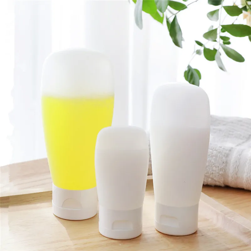 30ml 60ml 100ml 120ml 150ml 200ml Empty Plastic Squeeze Bottles Cosmetic Soft Tubes with Flip Cap Travel Sample Container Storage Pot