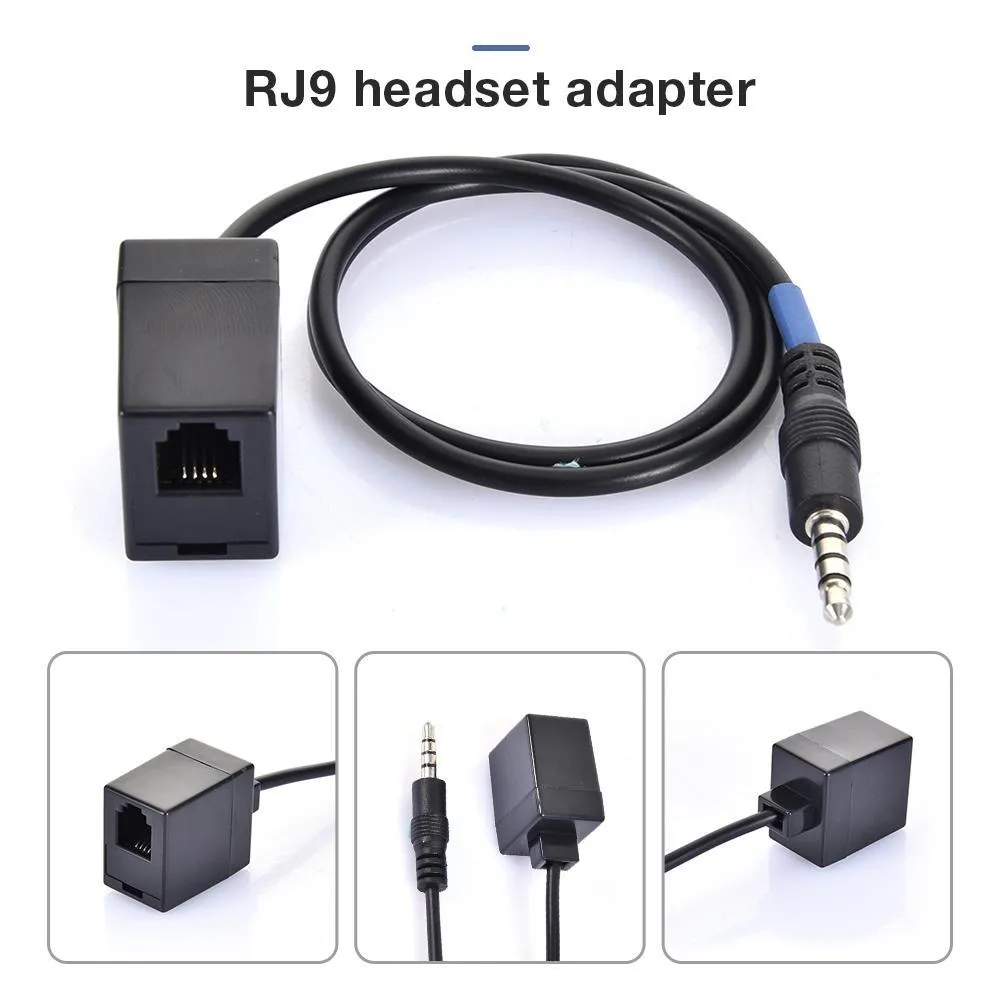 3.5 MM RJ9 câblage téléphonique 4P4C convertisseur de casque câble d'extension femelle câble téléphonique RJ9 à 3.5 MM adaptateur femelle à mâle