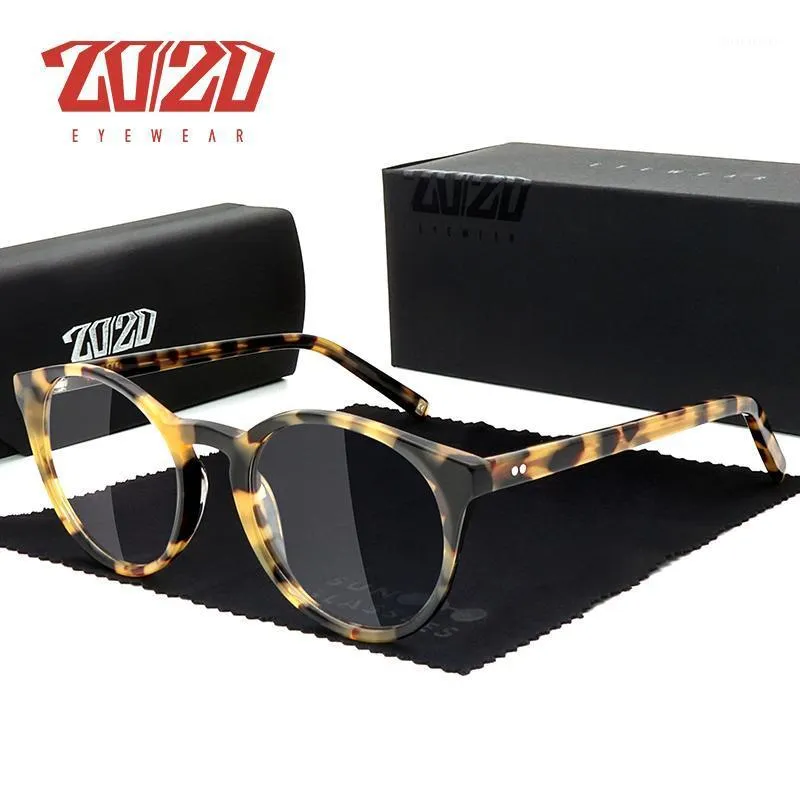 Fashion Sunglasses Frames 20/20 Brand Design Authentic 100% Acetate Optical Myopia Glasses Frame For Men Prescription Eyewear Women AS63061