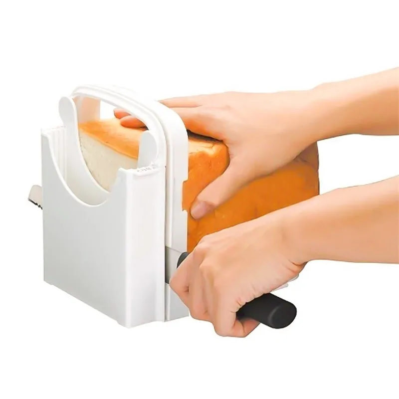Cutting Kitchen Tool Bread Slicer Toast Cutter With Cutting Guide
