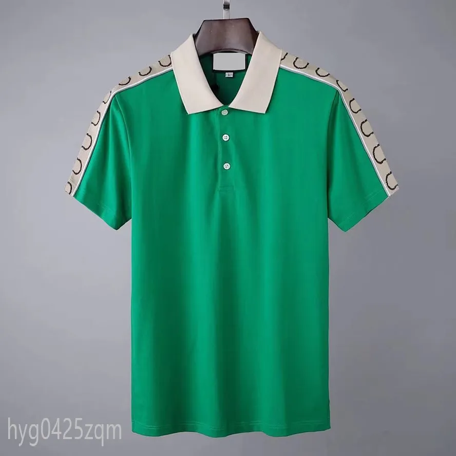 2022ss polo a righe firmate t-shirt serpente polo ape ricamo floreale mens High street fashion cavallo poloT-shirt M-3XL