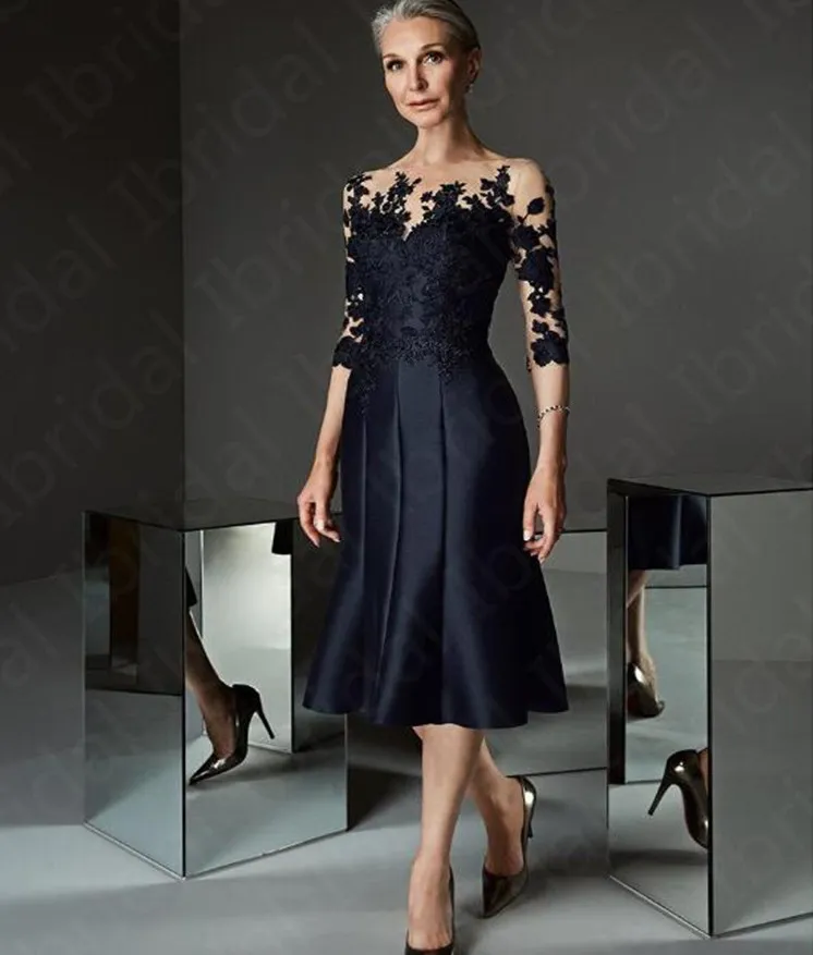 Gorgeous Black Knee Length Mother Of The Bride... From Babynice666, $96.39 | DHgate.Com Gorgeous Black Knee Length Mother Of The Bride... From Babynice666, $96.39 | DHgate.Com