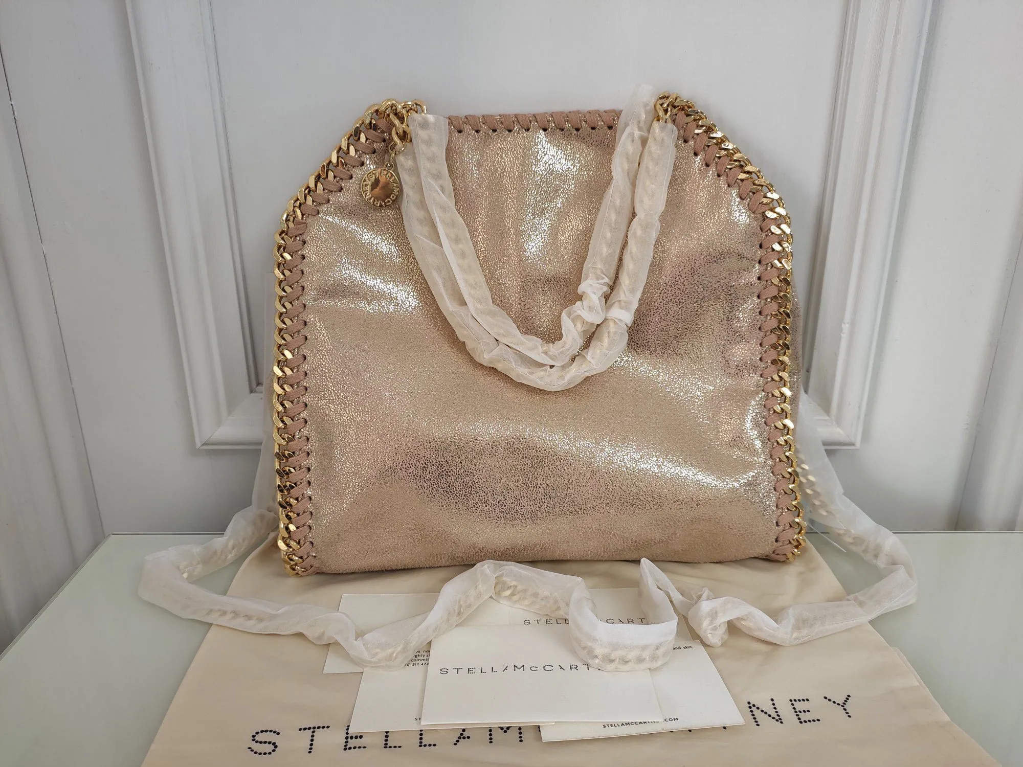 Stella McCartney Bag 2021 New Fashion Women Handbag Stella McCartney PVC High Quality Leather Shopping Bag V901-808-808 3 Size G1S5