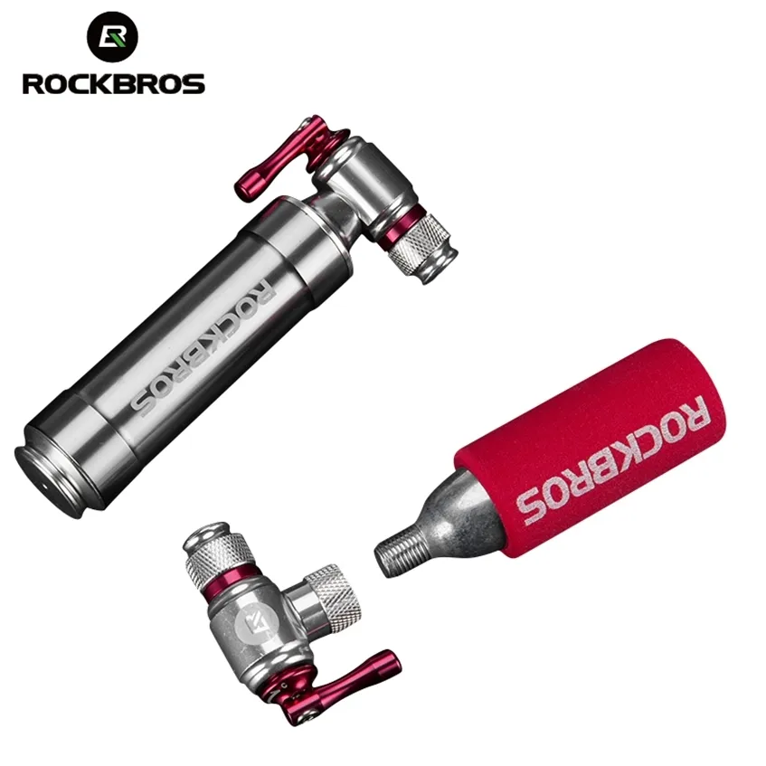 Rockbros Bisiklet Mini Pompası CO2 Şişirici Yalıtım Yalıtımlı Kovan Hava Bisiklet Bisiklet Top Aksesuarları 220225