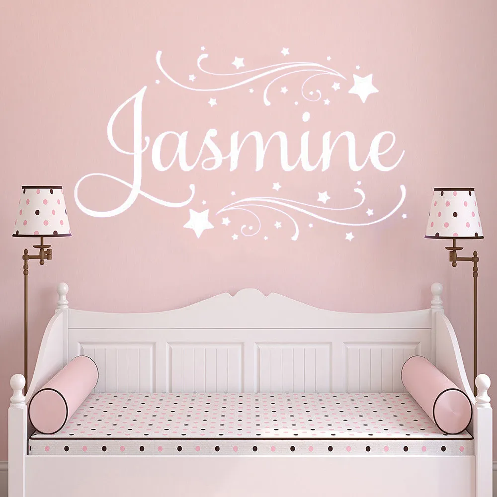Nombre De Las Niñas Pegatinas De Pared Para Habitaciones Para Niños  Decoración De Estrellas Fugaces Calcomanías De Estrella Personalizadas Para  Niñas Infantiles De Vinilo Calcomanía De Pared Hy66 201201 De 7,57 € |  DHgate, image size:1000x1000