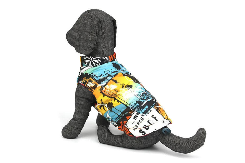 New Double-sided Wear Dog Winter Clothes Warm Vest Camouflage Letter Pet Clothing Coat For Puppy Small Medium Large Dog XXL 318