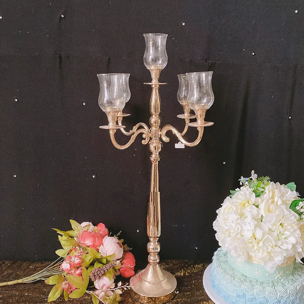 Nordique lumière décoration de luxe bougeoir ornements ornements lampe de table de style européen de style européen