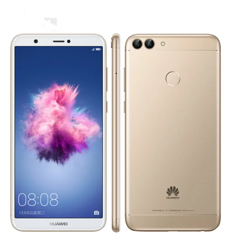 Téléphone portable d'origine Huawei Enjoy 7S 4G LTE 4 Go de RAM 64 Go de ROM Kirin 659 Octa Core Android 5.65" 13MP ID d'empreintes digitales Smart Mobile Phone