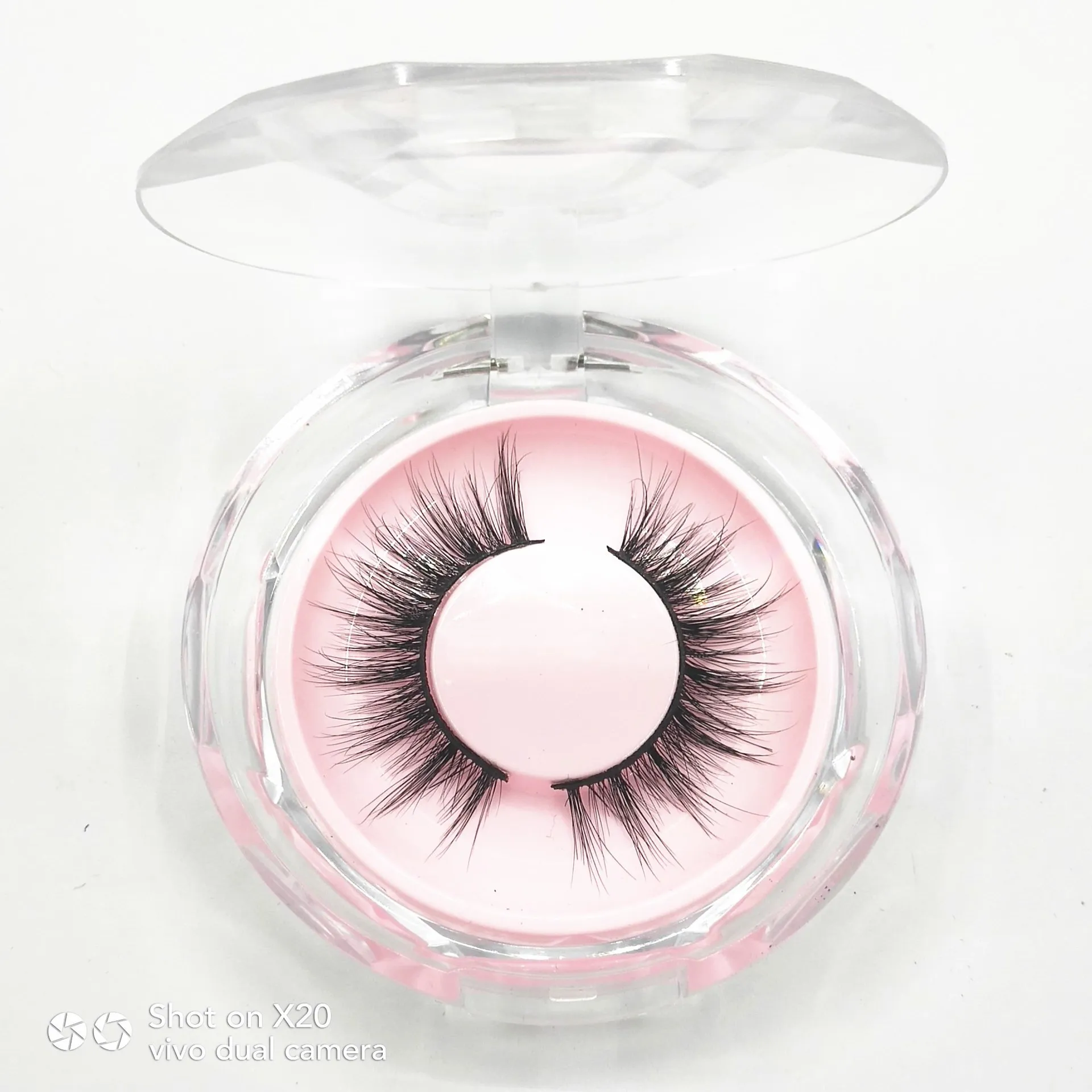 Crystal Box 3D Mink False Eyelashes Natural Curling Eye Lashes