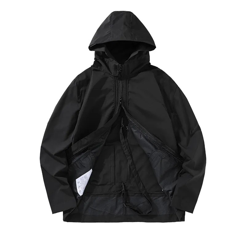 Знаменитые мужские куртки Konng Gonng Весна осень Складная сумка для хранения Свободная и удобная куртка мода бренда Высокое качество пальто ветровка