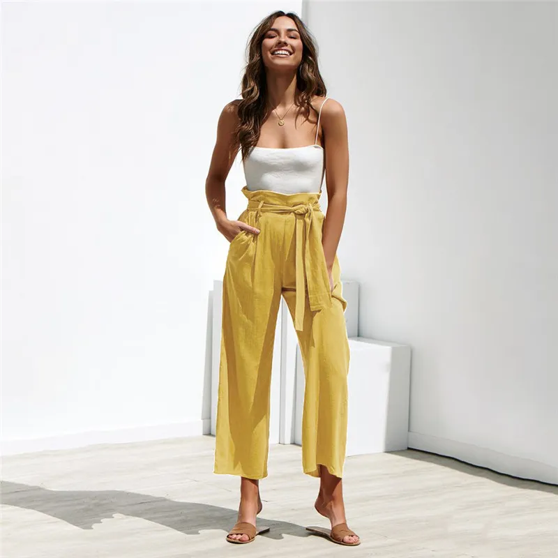 Wide leg pant female09