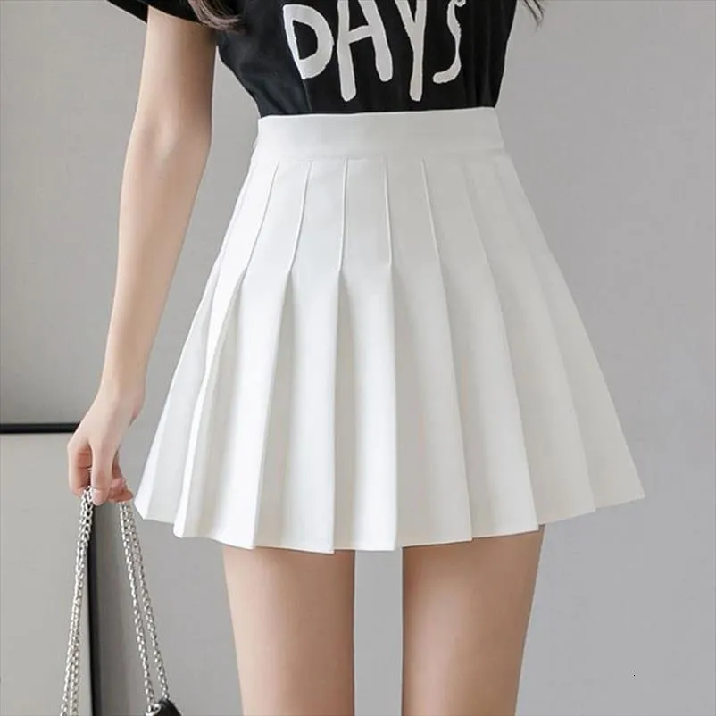 2020 automne cor en jupe shorts femmes taille haute taille sexy mini jupe cole courte pliss e kawaii japonaise rose jupe femme